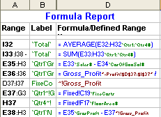 Formula Report with AutoNames
